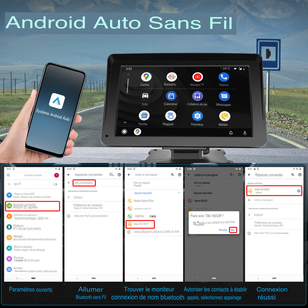 Apple CarPlay / Android Auto 7"